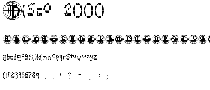 Disco 2000 font